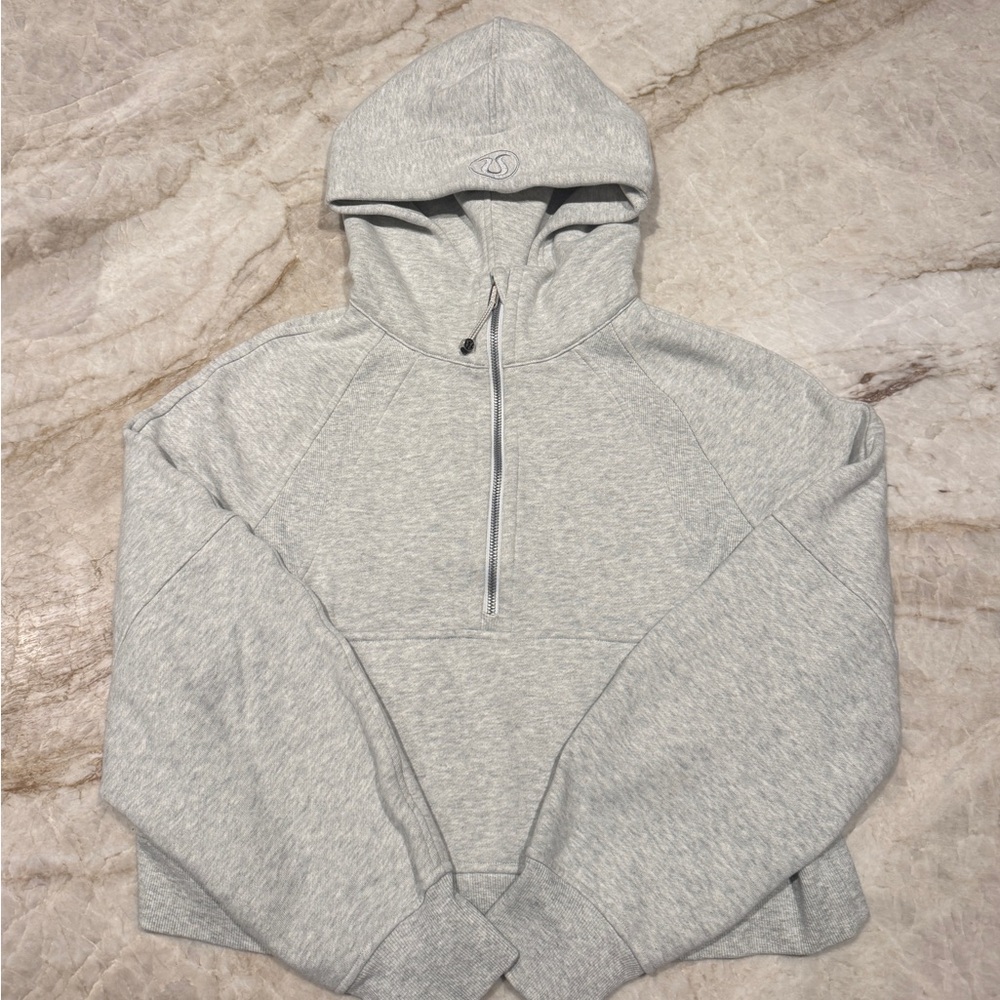 Lululemon Heather Gray Women's Scuba Half-Zip Hoodie XS/S - Picture 4 of 8